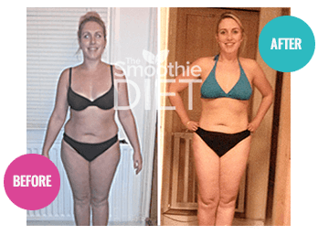 The Smoothie Diet before and after results — real customer weight loss transformation photo